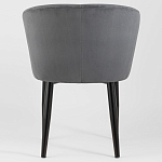 Мягкое кресло на металлических ножках Shaggy Dark Grey варинант исполнения - 3 | Loft Concept в Грозном