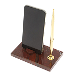 Подставка для телефона с ручкой из натурального камня креноид Natural Stone Stand варинант исполнения - 3 | Loft Concept в Грозном