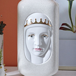 Ваза с золотисто-белыми фрагментами Faces of Imagination варинант исполнения - 5 | Loft Concept в Грозном