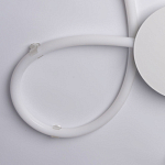 Люстра белого цвета с тремя изогнутыми светодиоидными плафонами Luke Lampco Tracer Lamp варинант исполнения - 3 | Loft Concept в Грозном