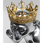 Статуэтка обезьяна в короне серебряная Golden Monkey варинант исполнения - 3 | Loft Concept в Грозном