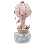 Статуэтка фарфоровая музыкальная Девочка на воздушном шаре Charming Statuette варинант исполнения - 1 | Loft Concept в Грозном