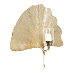 Большой Настенный Подсвечник золотой Лист Пальмы варинант исполнения - 2 | Loft Concept в Грозном