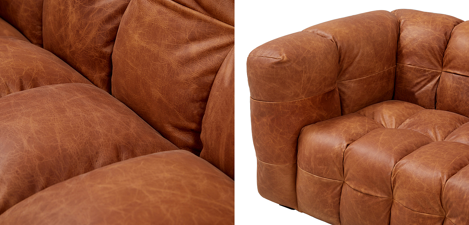 Диван Parks Leather Sofa Диван Parks Leather Sofa - Loft-Concept в Грозном
