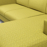 Мебельная ткань Шенилл горчичный цвет 142 см T4-62 варинант исполнения - 10 | Loft Concept в Грозном