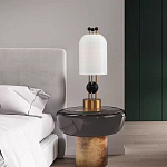 Настольная лампа в виде фонаря с белым фактурным абажуром Echoes of Light варинант исполнения - 7 | Loft Concept в Грозном