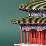 Макет Китайской пагоды миниатюра Дворцовый парк Синцинь в Пекине варинант исполнения - 1 | Loft Concept в Грозном