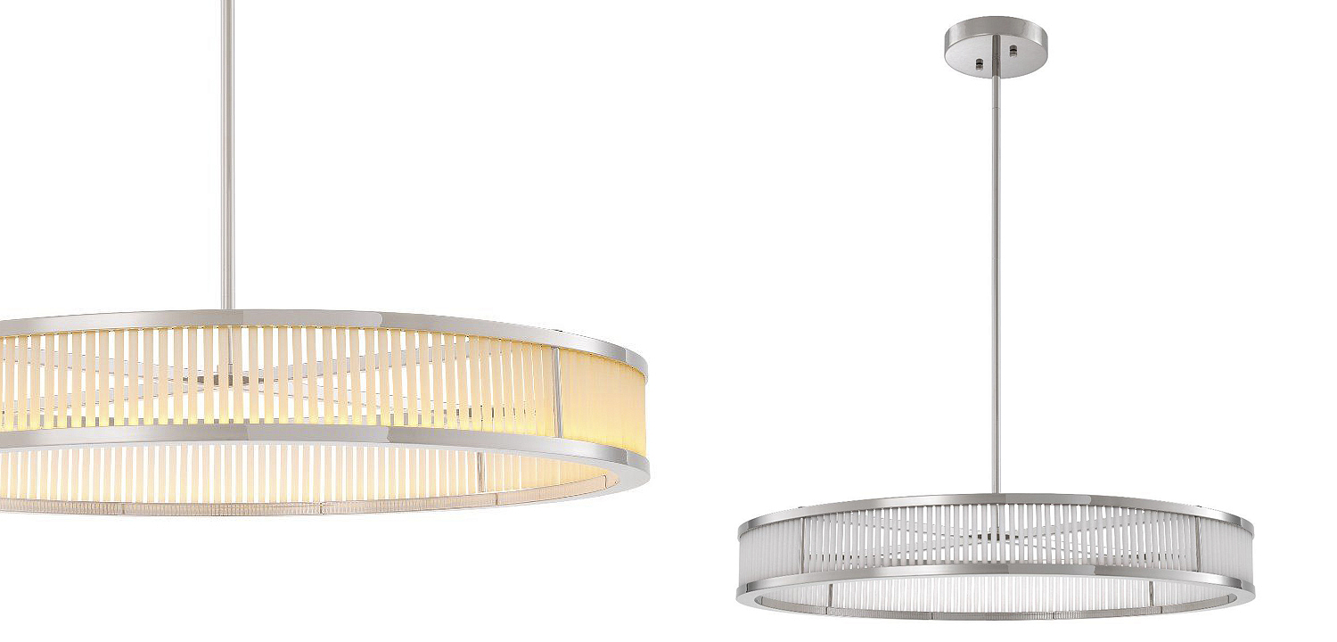 Люстра Eichholtz Chandelier Thibaud L Nickel Люстра Eichholtz Chandelier Thibaud L Nickel - Loft-Concept в Грозном
