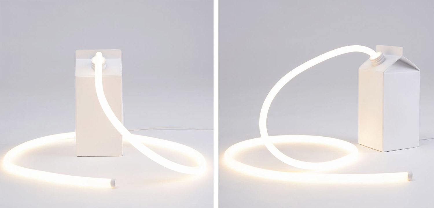 Настольная лампа Seletti Daily Glow Milk Настольная лампа Seletti Daily Glow Milk - Loft-Concept в Грозном