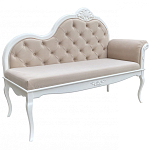 Рекомье со спинкой в стиле прованс Montmartre Provence Ottoman варинант исполнения - 2 | Loft Concept в Грозном