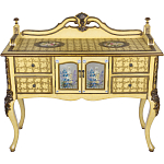 Комод деревянный Illustration of flowers варинант исполнения - 1 | Loft Concept в Грозном