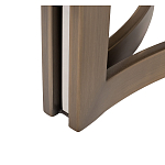 Столик журнальный с круглой мраморной столешницей Unique Stone Design варинант исполнения - 6 | Loft Concept в Грозном