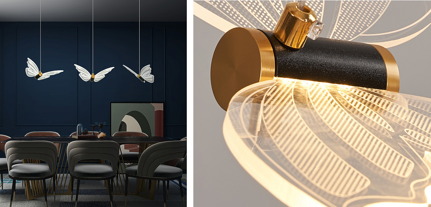 Люстра Glass butterfly chandelier B Люстра Glass butterfly chandelier B - Loft-Concept в Грозном