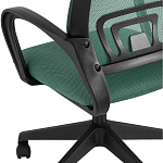 Офисное кресло с основанием из черного пластика Desk chairs Green варинант исполнения - 7 | Loft Concept в Грозном