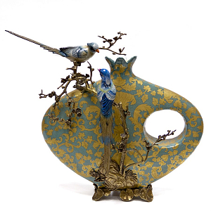 Фарфоровая ваза Vase with Birds