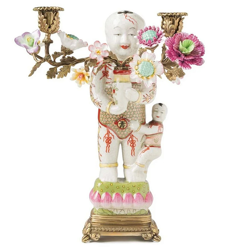 Подсвечник Candleholder Figures Atlanta Мульти Бронза Подсвечник Candleholder Figures Atlanta Мульти Бронза в Грозном | Loft Concept