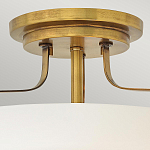 Потолочный светильник с круглым матовым белым плафоном Hinkley варинант исполнения - 6 | Loft Concept в Грозном