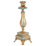 Подсвечник из фарфора с бронзовыми элементами Eden Garden варинант исполнения - 1 | Loft Concept в Грозном