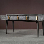 Консоль прямоугольная серая с 4-мя выдвижными ящиками Grany варинант исполнения - 3 | Loft Concept в Грозном