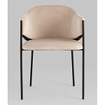 Стул Brace велюр молочный варинант исполнения - 4 | Loft Concept в Грозном