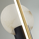 Бра с круглым плафоном из алебастра и бронзовой декоративной стрекозой 65 Alaris  варинант исполнения - 6 | Loft Concept в Грозном