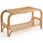 Скамья для прихожей из стеблей ротанга Willa Rattan Bench варинант исполнения - 1 | Loft Concept в Грозном