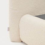 Кровать со съемным бежевым чехлом из ткани букле White Boucle Collection варинант исполнения - 4 | Loft Concept в Грозном