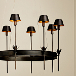 Люстра круглая со светодиодными лампами Innovation варинант исполнения - 5 | Loft Concept в Грозном