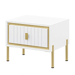 Тумба прикроватная белая с ящиком Antique Order варинант исполнения - 1 | Loft Concept в Грозном