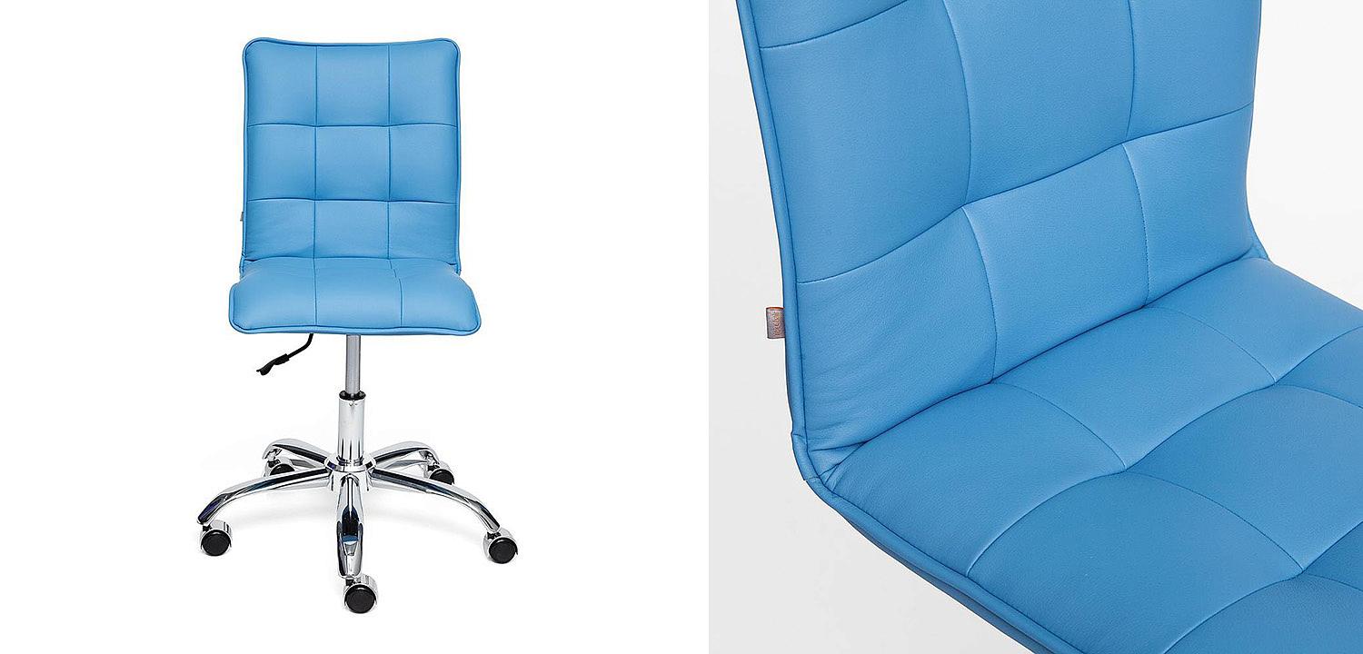 Кресло Deborah eco-leather light blue Кресло Deborah eco-leather light blue - Loft-Concept в Грозном