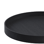 Cross W поднос из массива дуба чёрного цвета варинант исполнения - 1 | Loft Concept в Грозном