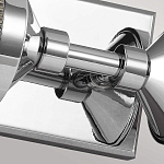 Бра для ванных комнат горизонтальное с 2-мя прозрачными рифлеными цилиндрическими плафонами Feiss варинант исполнения - 3 | Loft Concept в Грозном