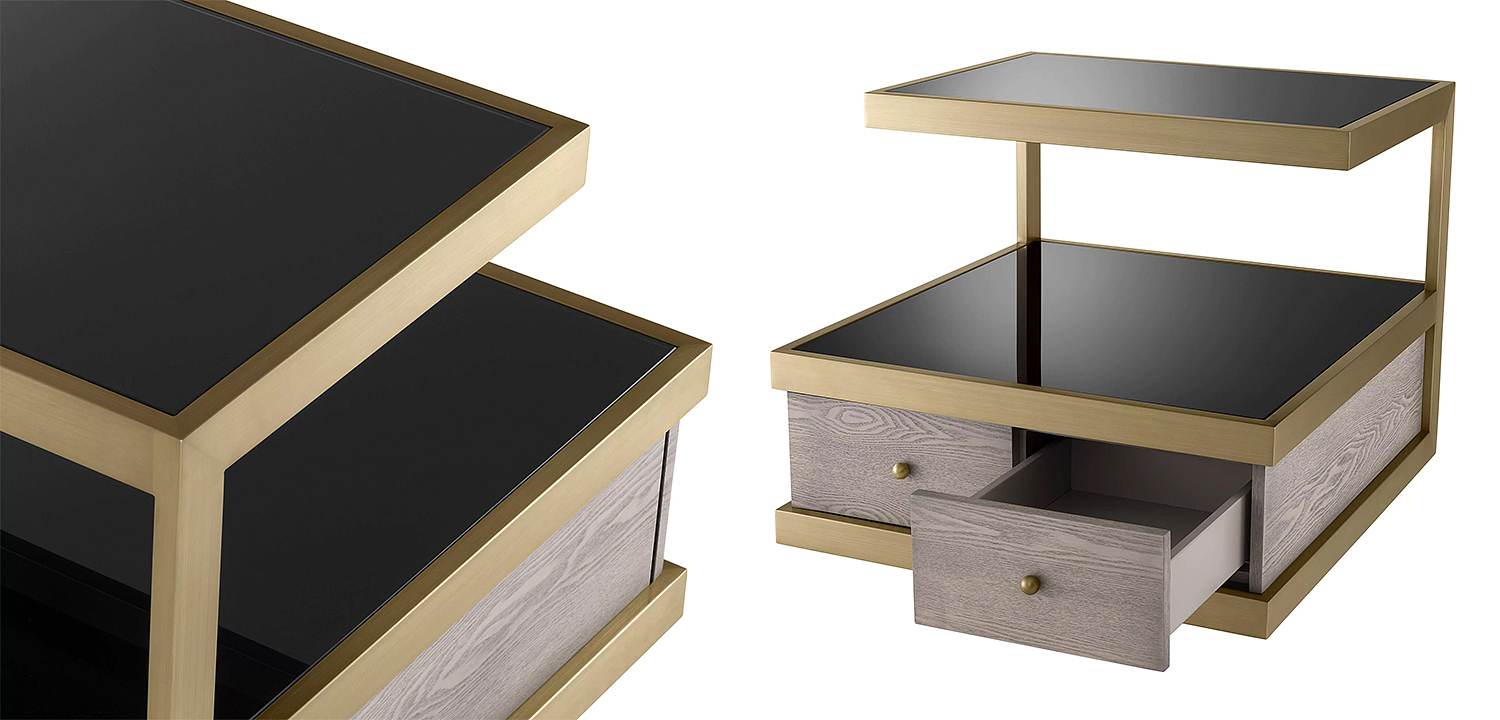 Приставной стол Eichholtz Side Table Kuboa Приставной стол Eichholtz Side Table Kuboa - Loft-Concept в Грозном