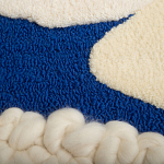 Ковер ручной работы Electric blue and popcorn варинант исполнения - 3 | Loft Concept в Грозном