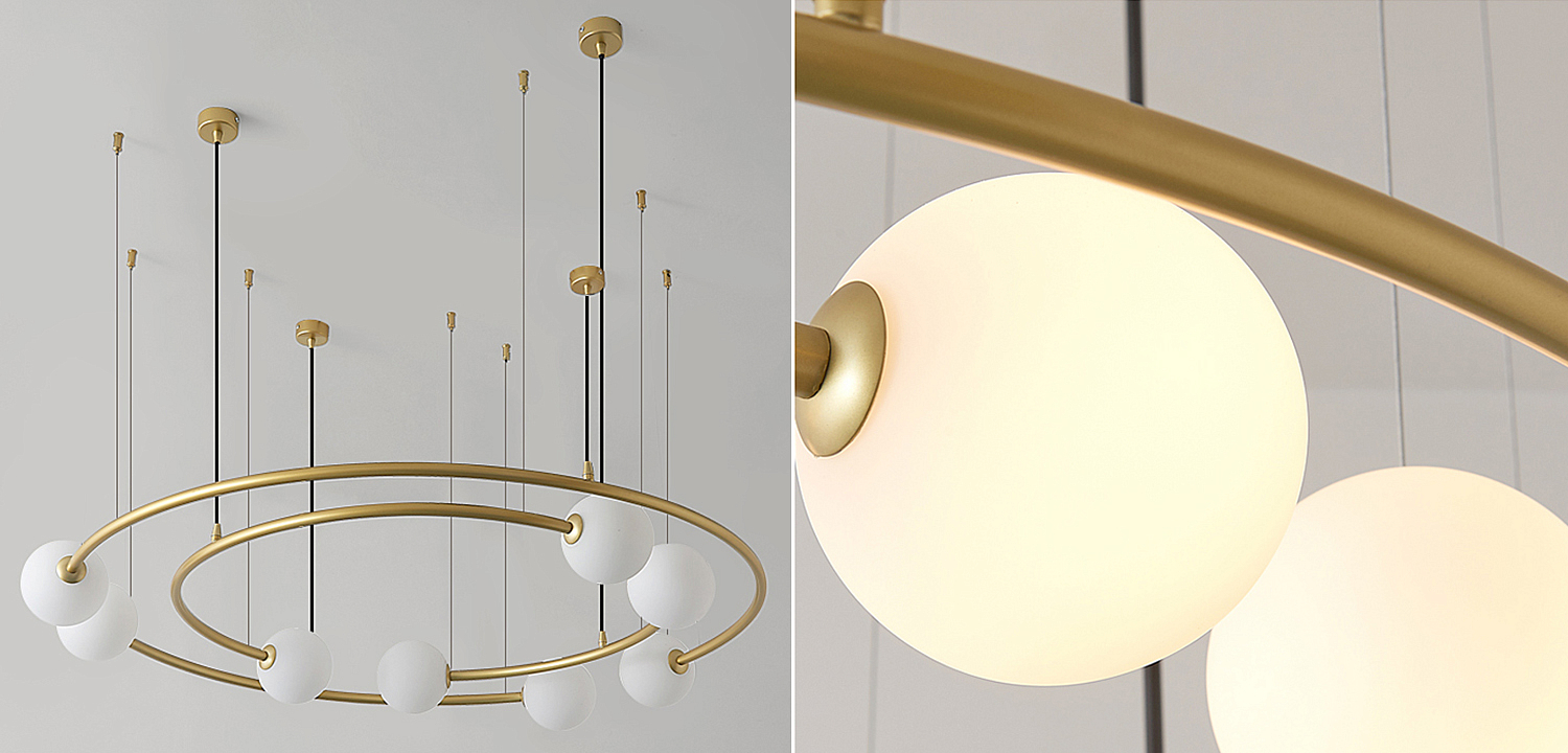 Люстра PLANETARY Ring Gold Люстра PLANETARY Ring Gold - Loft-Concept в Грозном