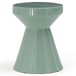 Приставной стол из керамики Manufacto Gray-green варинант исполнения - 1 | Loft Concept в Грозном