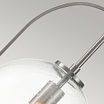 Подвесной светильник с прозрачным плафоном в форме шара в арочной подвеске Hinkley варинант исполнения - 16 | Loft Concept в Грозном