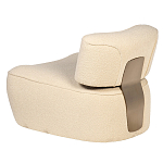 Кресло бежевое без подлокотников с обивкой из ткани букле Space of Freedom варинант исполнения - 2 | Loft Concept в Грозном