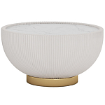 Круглый кофейный стол Ruelly White Coffee Table варинант исполнения - 1 | Loft Concept в Грозном