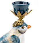 Фарфоровый подсвечник с птицей Eden Garden варинант исполнения - 4 | Loft Concept в Грозном