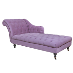 Кушетка фиолетовая с мягкой обивкой из велюра Michael Couch варинант исполнения - 1 | Loft Concept в Грозном