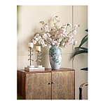 Ваза высокая с зелеными цветочными и птичьими мотивами Vase Inspired by Nature варинант исполнения - 5 | Loft Concept в Грозном