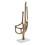 Аксессуар современный Абстракция Abstract Sculpture Brass варинант исполнения - 2 | Loft Concept в Грозном