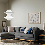 Подвесной вязаный белый светильник «Звезда Востока 02» варинант исполнения - 1 | Loft Concept в Грозном