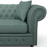 Мебельная ткань Шенилл бирюзовый цвет 138 см T4-31 варинант исполнения - 3 | Loft Concept в Грозном