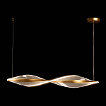 Люстра линейная с изогнутым плафоном Wave Line варинант исполнения - 3 | Loft Concept в Грозном