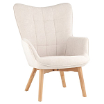 Белое кресло на ножках из массива CORDELIA варинант исполнения - 1 | Loft Concept в Грозном