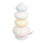 Настольная лампа из стеклянных сфер в пастельных тонах Высота 40 см Pastel Lunaria варинант исполнения - 2 | Loft Concept в Грозном