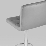 Барный стул с сиденьем серого цвета Honory варинант исполнения - 6 | Loft Concept в Грозном