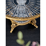 Чаша из прозрачного стекла с фигурками разноцветных попугаев на ободке 38 Eden Garden варинант исполнения - 4 | Loft Concept в Грозном